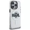 Capa MagSafe KARL LAGERFELD IML Karl Sketch Logo para Apple iPhone 16 Pro, transparente