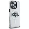 Capa MagSafe Karl Lagerfeld IML Karl Sketch Logo para iPhone 16 Pro Max, transparente