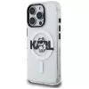 Capa MagSafe Karl Lagerfeld IML Choupette Sketch Logo para iPhone 16 Pro, transparente