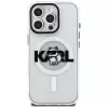 Capa MagSafe KARL LAGERFELD IML Choupette Sketch Logo para iPhone 16 Pro Max, transparente