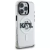 Capa MagSafe KARL LAGERFELD IML Choupette Sketch Logo para iPhone 16 Pro Max, transparente
