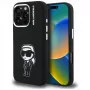 Capa MagSafe KARL LAGERFELD Silicone Karl Sketch para Apple iPhone 16 Pro, preto