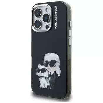 Capa protetora KARL LAGERFELD IML Aquarelle para Apple iPhone 16 Pro - preto