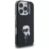 Capa Karl Lagerfeld IML Aquarelle Karl & Logo para Apple iPhone 16 Pro, preto