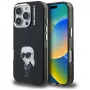 Capa Karl Lagerfeld IML Aquarelle Karl & Logo para iPhone 16 Pro Max preto
