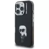 Capa Karl Lagerfeld IML Aquarelle Karl & Logo para iPhone 16 Pro Max preto