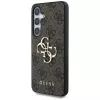 Guess Big 4G Logo Classic Logo Case para Samsung Galaxy S25+ (Castanho)