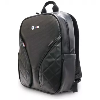 BMW Carbon Pockets & Metal Logo 16 Mochila para portátil Preto