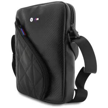Capa BMW Carbon Pockets & Metal Logo Black para iPhone X/XS