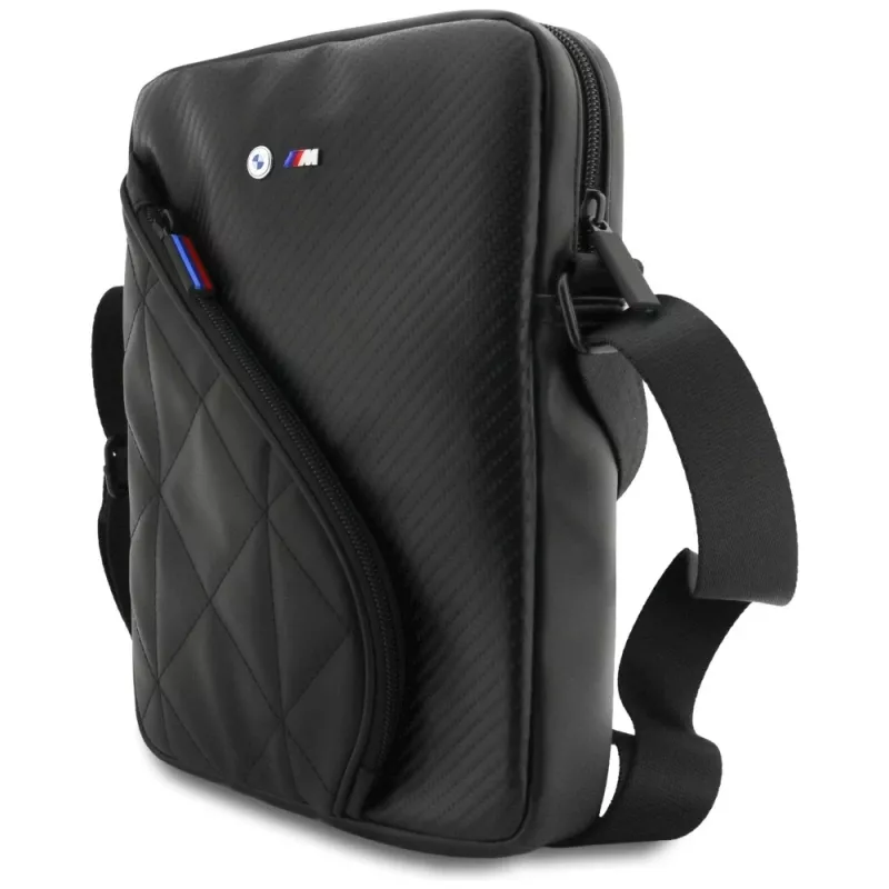 Capa BMW Carbon Pockets & Metal Logo Black para iPhone X/XS