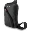 BMW CarbonPocket & Metal Logo Crossbody Bolsa para telemóvel Preto