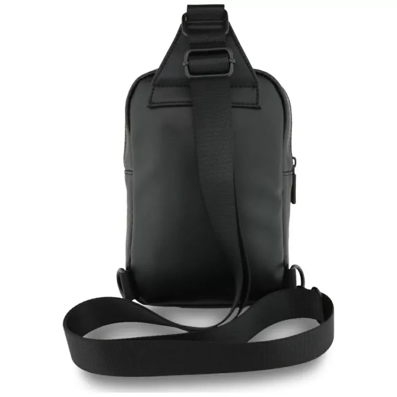 BMW CarbonPocket & Metal Logo Crossbody Bolsa para telemóvel Preto