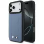 BMW M Quilted Logo MagSafe Case para iPhone 17 Pro Max Azul