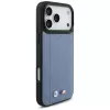 BMW M Quilted Logo MagSafe Case para iPhone 17 Pro Max Azul