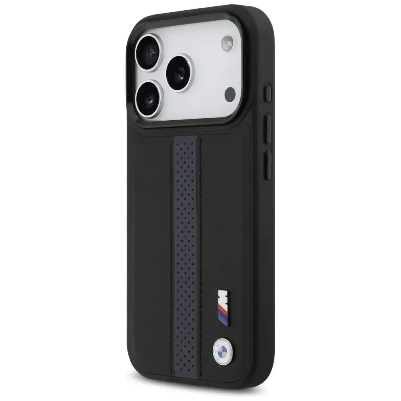 BMW M Perforated Stripe Logo MagSafe Case para iPhone 17 Pro Azul