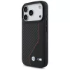 BMW M Carbon Line & Logo MagSafe Case para Apple iPhone 17 Pro Vermelho