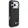 BMW M Carbon Line & Logo MagSafe Case para Apple iPhone 17 Pro Vermelho