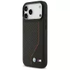 BMW M Carbon Line & Logo MagSafe Case para iPhone 17 Pro Max Vermelho