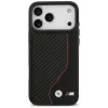 BMW M Carbon Line & Logo MagSafe Case para iPhone 17 Pro Max Vermelho