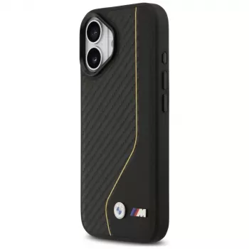 BMW M Carbon Line & Logo MagSafe Case para iPhone 17 Amarelo