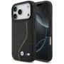 BMW M Carbon Line & Logo MagSafe Case para iPhone 17 Pro Amarelo