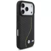BMW M Carbon Line & Logo MagSafe Case para iPhone 17 Pro Amarelo