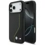 BMW M Carbon Line & Logo MagSafe Case para iPhone 17 Pro Max Amarelo
