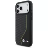 BMW M Carbon Line & Logo MagSafe Case para iPhone 17 Pro Max Amarelo