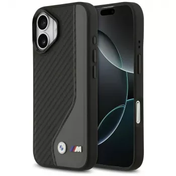 BMW M Carbon Logo MagSafe Case para iPhone 17 Antracite