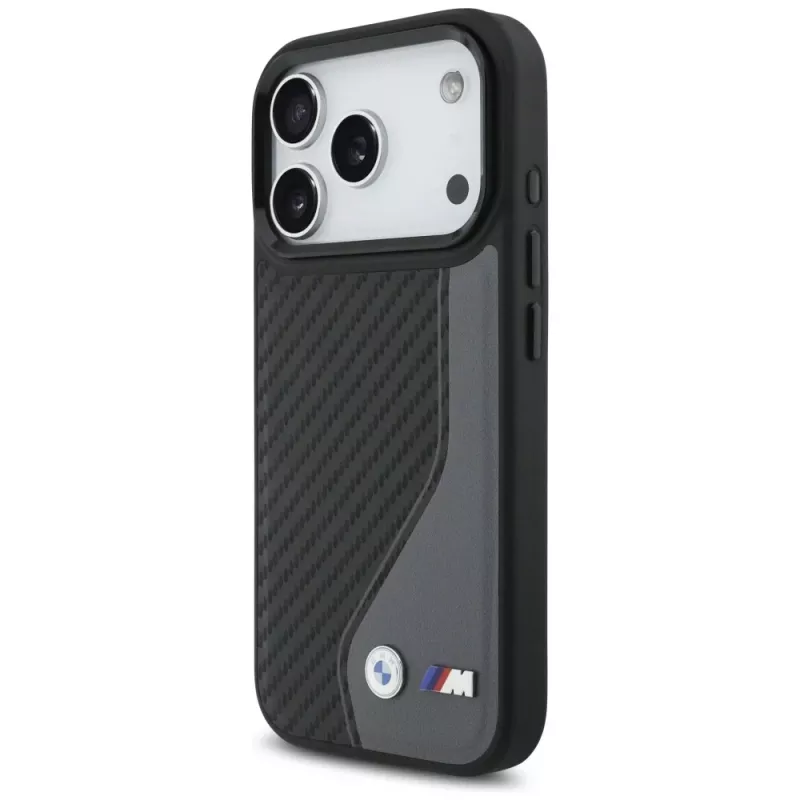 BMW M Carbon Logo MagSafe Case para iPhone 17 Pro Antracite