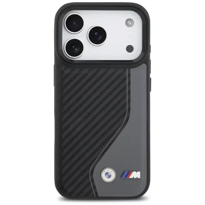 BMW M Carbon Logo MagSafe Case para iPhone 17 Pro Antracite