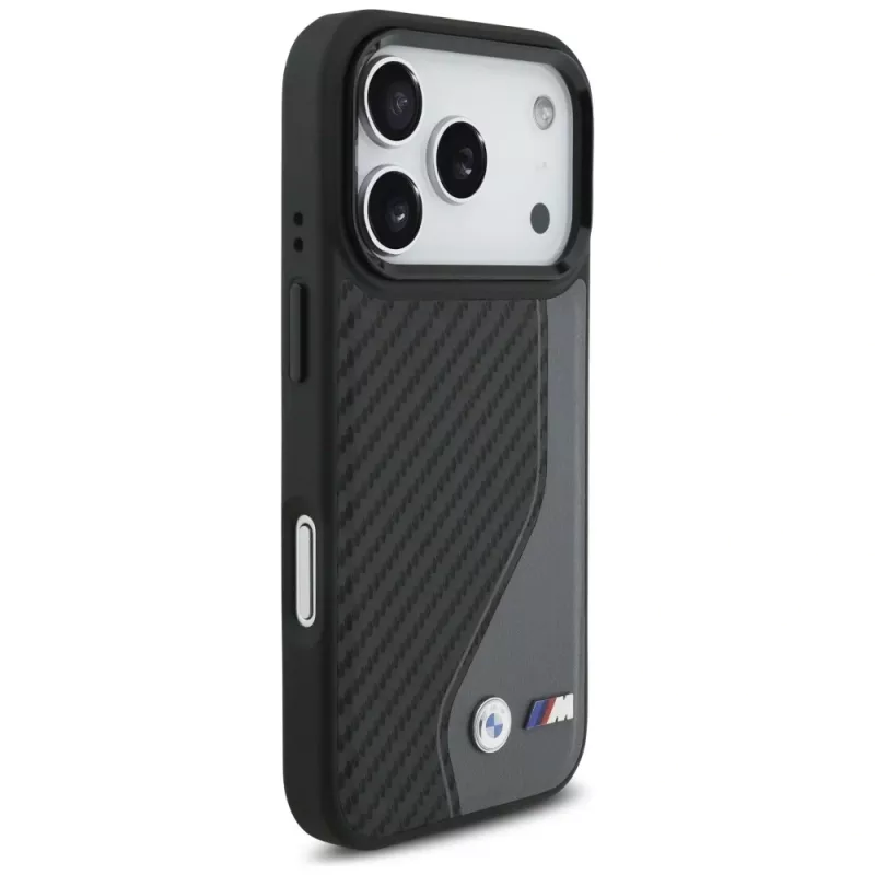 BMW M Carbon Logo MagSafe Case para iPhone 17 Pro Antracite
