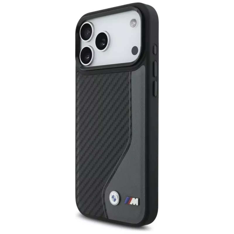 BMW M Carbon Logo MagSafe Case para Apple iPhone 17 Pro Max Antracite