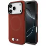 Capa MagSafe BMW M Series Metal Logo para Apple iPhone 17 Pro, vermelho