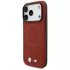 Capa MagSafe BMW M Series Metal Logo para Apple iPhone 17 Pro, vermelho