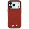 Capa MagSafe BMW M Series Metal Logo para Apple iPhone 17 Pro, vermelho