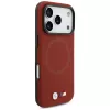 Capa MagSafe BMW M Series Metal Logo para Apple iPhone 17 Pro, vermelho