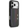 Capa MagSafe BMW M Kevlar Lines & Logo para iPhone 17 Pro, preto