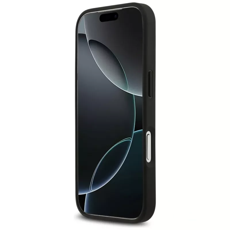 Capa MagSafe BMW M Kevlar Lines & Logo para iPhone 17 Pro, preto