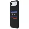 Capa MagSafe BMW M Silicon Horizontal Line para iPhone Air, preto