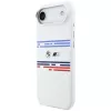 Capa MagSafe BMW M Silicon Horizontal Line para iPhone Air, branco