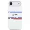 Capa MagSafe BMW M Silicon Horizontal Line para iPhone Air, branco