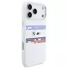 Capa MagSafe BMW M Silicon Horizontal Line para iPhone 17 Pro Max, branco