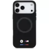 Capa MagSafe BMW M Silicon Logo para iPhone 17 Pro Max, preto