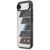 Capa MagSafe BMW M IML Metal Buttons Tricolor Lines para iPhone Air, antracite
