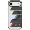 Capa MagSafe BMW M IML Metal Buttons Tricolor Lines para iPhone Air, antracite