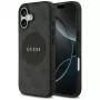 Capa MagSafe Guess 4G Circle Classic Logo para iPhone 17, preto