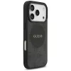 Capa MagSafe Guess 4G Circle Classic Logo para iPhone 17 Pro, preto