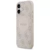 Capa MagSafe Guess 4G Circle Classic Logo para iPhone 17, rosa