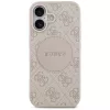 Capa MagSafe Guess 4G Circle Classic Logo para iPhone 17, rosa